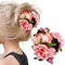 Flower Hairclip Pink Floral Hair Hawaiian Claw Clip Hair Accessories